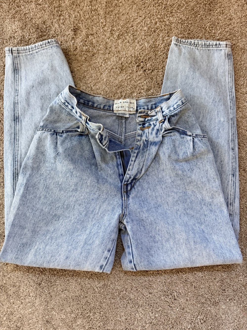 Vintage Palm Springs Yacht Club High Rise Denim Jeans - Picture 8 of 16